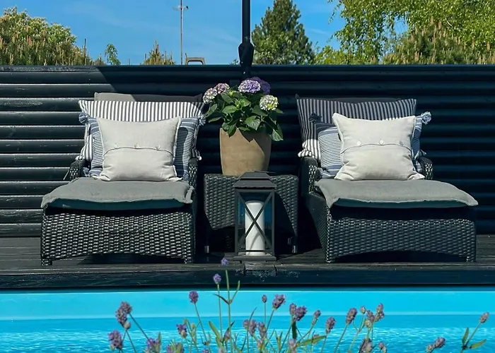 With Pool Between And Forest Дом отдыха Vig